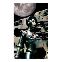 彼女の宇宙キャリアのフロンティア – Ken Gage Art