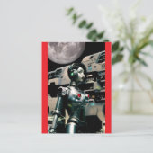 彼女の宇宙キャリアのフロンティア – Ken Gage Art ポストカード (スタンド正面)