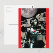 彼女の宇宙キャリアのフロンティア – Ken Gage Art ポストカード (正面/裏面)