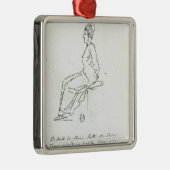 彼女の実行へのMarieアントワネットの方法 メタルオーナメント (右)