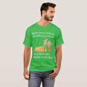 彼女の家に信じいる馬の後ろに Tシャツ (正面フル)
