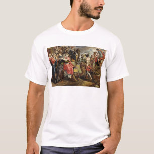 彼女の家族に告別値をつけているレベッカc.1562の tシャツ
