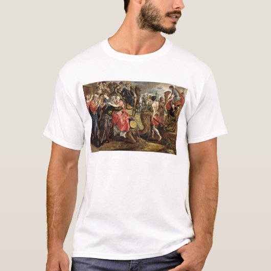彼女の家族に告別値をつけているレベッカc.1562の tシャツ (正面)