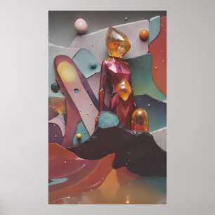 彼女の尊厳を守る – Ken Gage Art ポスター