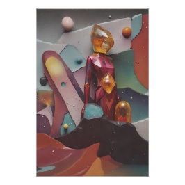 彼女の尊厳を守る – Ken Gage Art ポスター