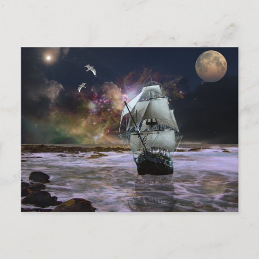 彼女の導く星… ポストカード (正面)