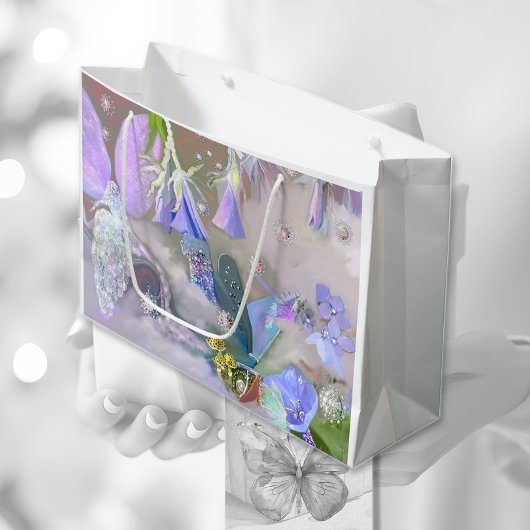 彼女の小さな世界の妖精 ラージペーパーバッグ