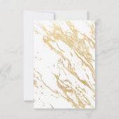 彼女の市場からのゴールドフラット感謝カード サンキューカード (裏面)