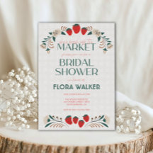 彼女の市場からフレッシュなおしゃれな結婚前パーティ