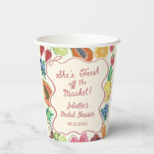 彼女の市場からフレッシュ オフ フルーツ ブライズ シャワー 紙コップ (裏面)