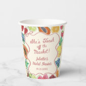 彼女の市場からフレッシュ オフ フルーツ ブライズ シャワー 紙コップ (正面)