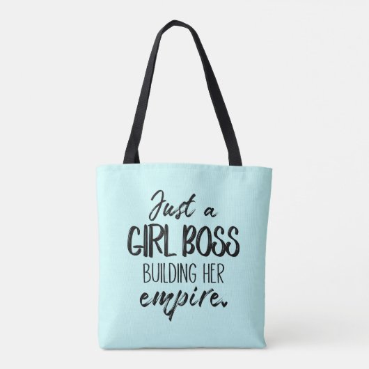 彼女の帝国トートを造るちょうど女の子のボス トートバッグ (裏面)