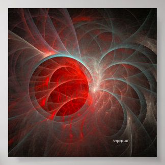 彼女の帽子の羽毛 ポスター