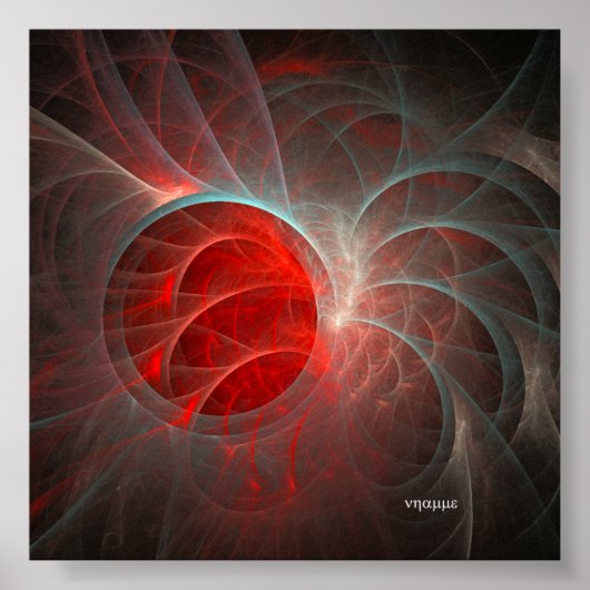 彼女の帽子の羽毛 ポスター (正面)