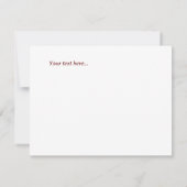 彼女の年齢と名前の誕生日のピかわいらしンクを追加フェミニンする ノートカード (裏面)