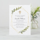 彼女の幾何学的なフローラの素朴最初の通信 招待状 (スタンド正面)