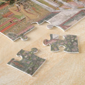 彼女の庭(紙のグワッシュ)のMughalのプリンセス ジグソーパズル (側面)