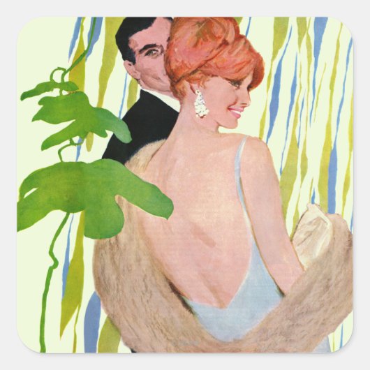 彼女の心の中のお金 スクエアシール (正面)