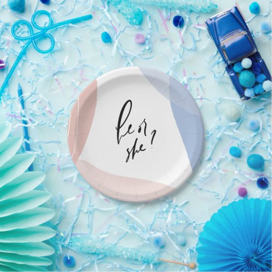 彼女の性別を明らかにするパーティー装飾 ペーパープレート (パーティー)