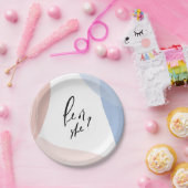 彼女の性別を明らかにするパーティー装飾 ペーパープレート (パーティー)