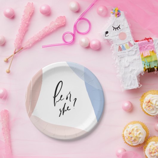 彼女の性別を明らかにするパーティー装飾 ペーパープレート (パーティー)