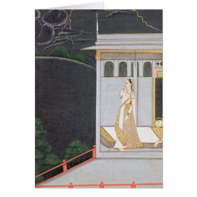 彼女の恋人を待っている女性 (正面)