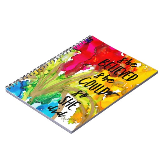 彼女の恋信じ愛の渦巻き手帳ジャーナル ノートブック (左側)