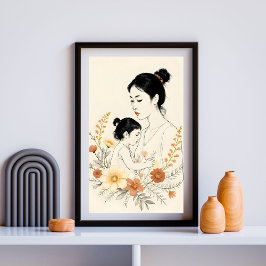 彼女の愛情あふれるケアのもとで花開く ポスター