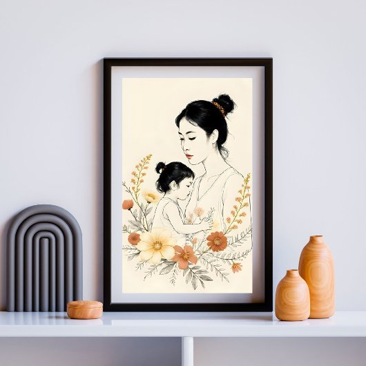 彼女の愛情あふれるケアのもとで花開く ポスター