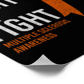 彼女の戦いは多発性硬化症の私の戦いである。 ポスター (角)