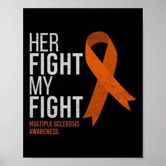 彼女の戦いは多発性硬化症の私の戦いである。 ポスター (正面)