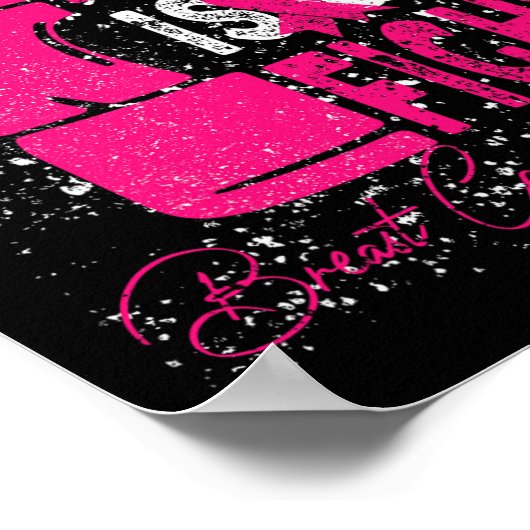 彼女の戦いは我々の戦い乳がんアウェアンである ポスター (角)