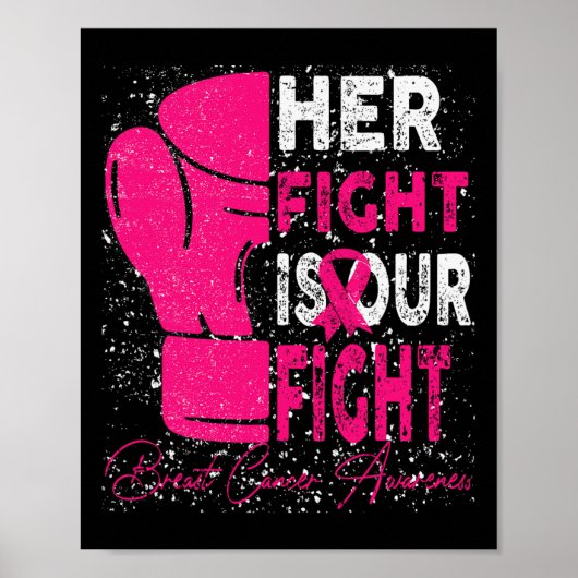 彼女の戦いは我々の戦い乳がんアウェアンである ポスター (正面)