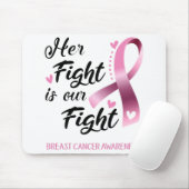 彼女の戦いは我々の戦い乳がん認識度 マウスパッド (マウス)
