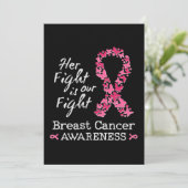 彼女の戦いは我々の戦い乳がん認識度 招待状 (スタンド正面)