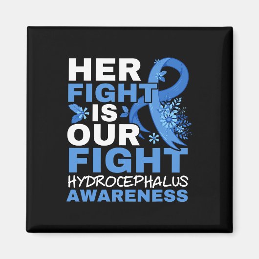 彼女の戦いは我々の戦い脳腫瘍Hydrocephalus A マグネット (正面)