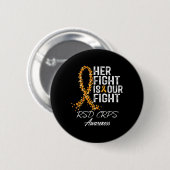 彼女の戦いは我々の戦いRsd Crps認識度2 缶バッジ (正面&裏面)