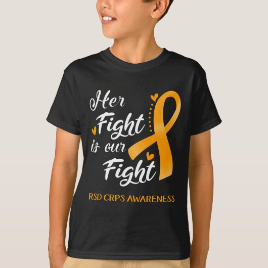 彼女の戦いは我々の戦いRsd Crps認識度 Tシャツ (正面)