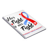 彼女の戦いは我々の肺線維症アワレの戦い ノートブック (右側)