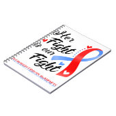 彼女の戦いは我々の肺線維症アワレの戦い ノートブック (左側)