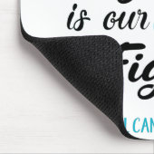 彼女の戦いは私たちとの闘いの子宮頚癌認識度 マウスパッド (コーナー)