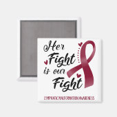 彼女の戦いは私たちの戦いのリンパ奇形だ マグネット (正面/裏面)