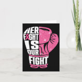 彼女の戦いは私たちの戦い乳がん認識度箱 カード (正面)