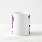 彼女の戦いは私たちの戦い – アルツハイマー認識度 コーヒーマグカップ (中央)
