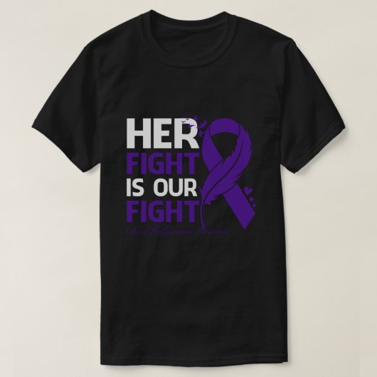彼女の戦いは私たちの戦いCHIARI MALFORMATION AWAR Tシャツ (デザイン正面)