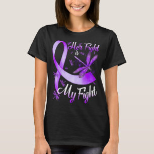 彼女の戦いは私のドラゴンフライ・アルツハイマーの戦いだ Tシャツ