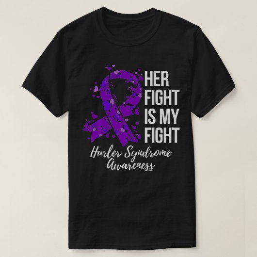 彼女の戦いは私のファイトハーラー症候群の認識度 Tシャツ (デザイン正面)