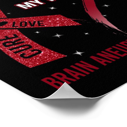 彼女の戦いは私のファイトリボンハート脳動脈瘤 ポスター (角)