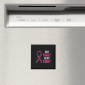 彼女の戦いは私の乳がん認識度家族 マグネット (インサイチュ (食洗機))