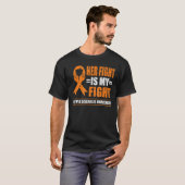 彼女の戦いは私の多発性硬化症Ms Awarenである Tシャツ (正面フル)